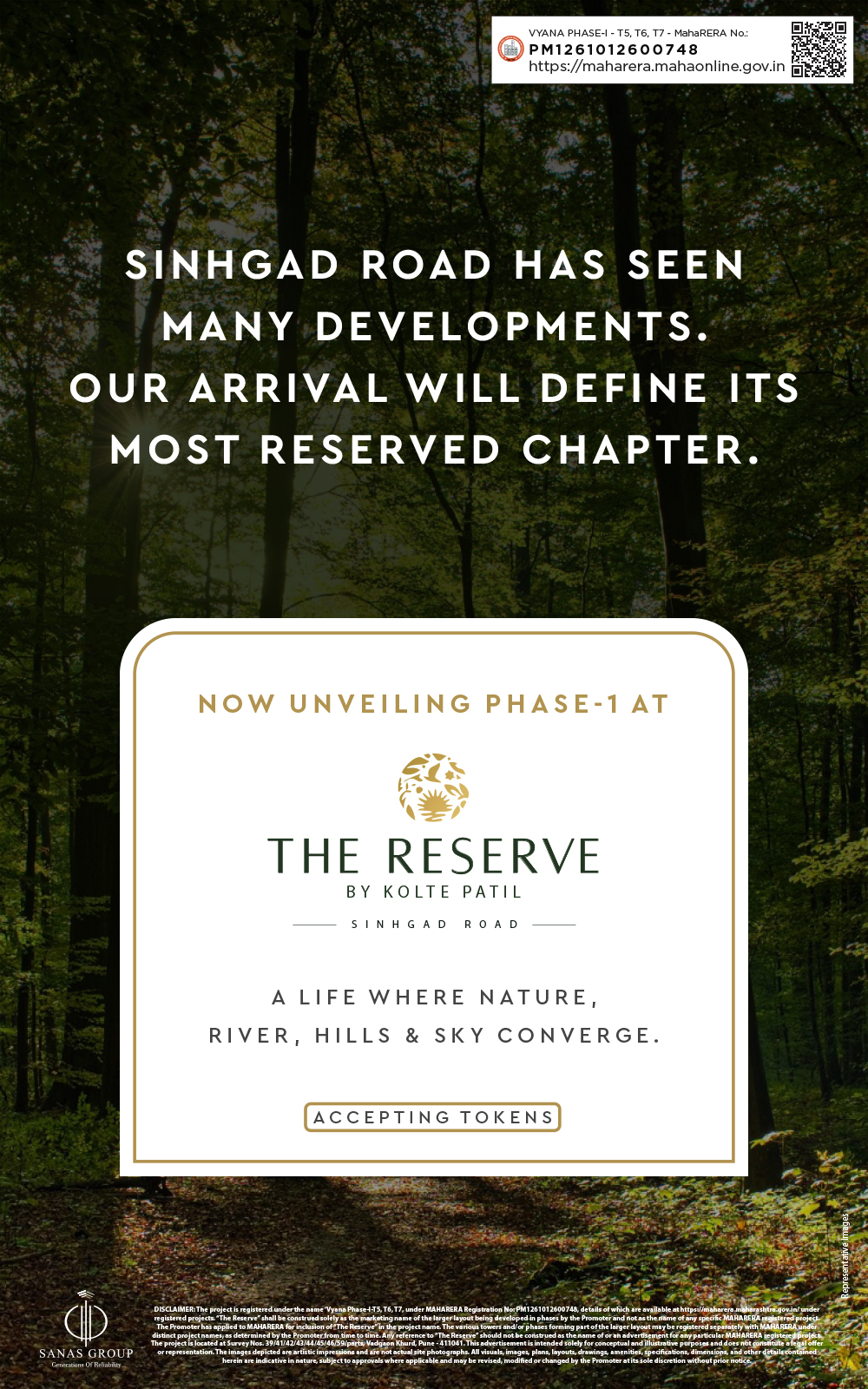 The Reserve by Kolte Patil — Sinhgad Road, Pune — facade view